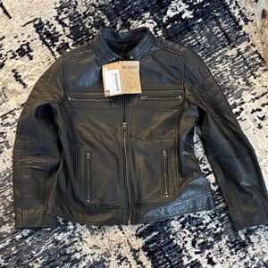 Wilsons Leather Black Jacket 100% leather
